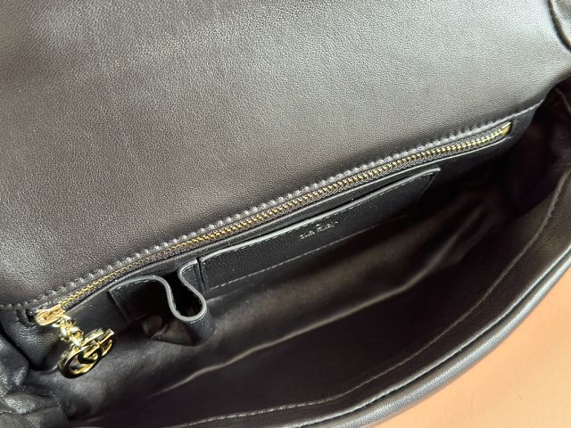 GG original calfskin milano small top handle bag 806016 black