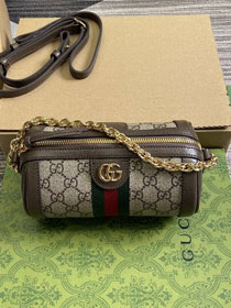 GG original canvas ophidia mini shoulder bag 795208 coffee