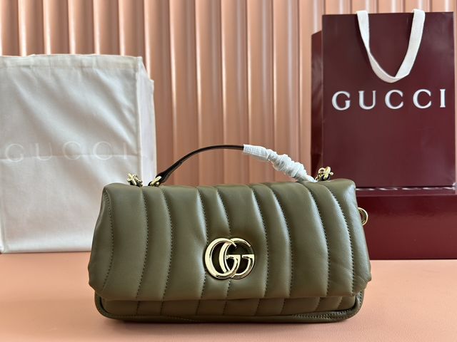 GG original lambskin milano mini top handle bag 806017 green