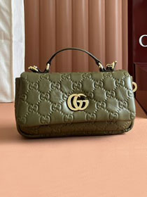 GG original lambskin milano mini top handle bag 806017-2 green