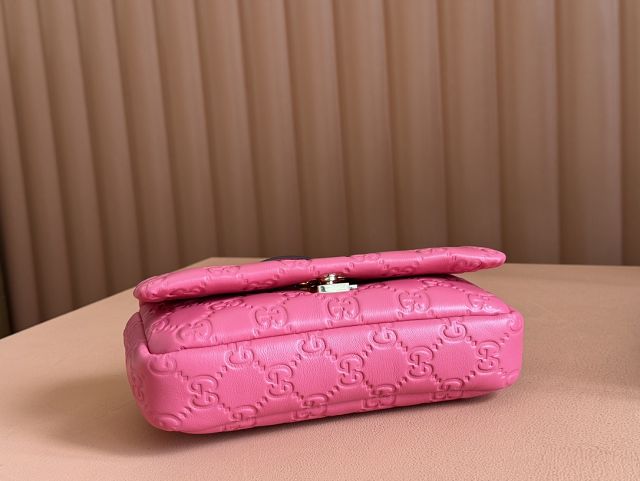 GG original lambskin milano mini top handle bag 806017-2 pink