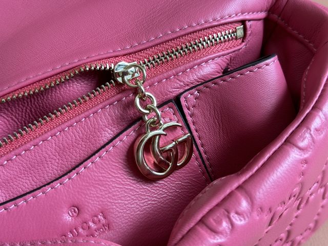 GG original lambskin milano mini top handle bag 806017-2 pink