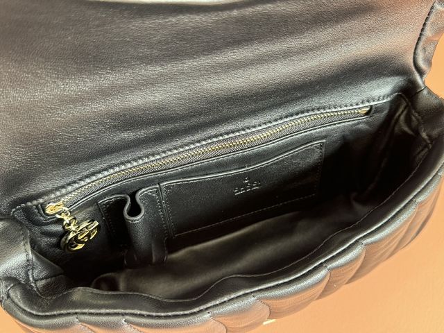 GG original lambskin milano small top handle bag 806016 black