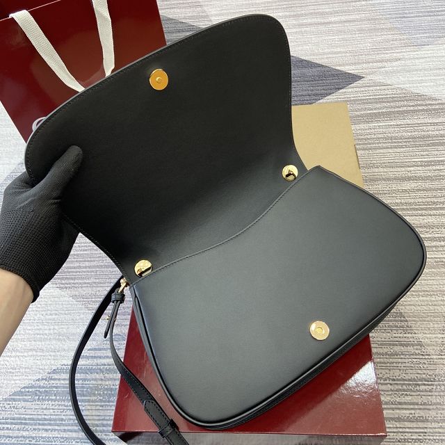 GG original calfskin blondie large top handle bag 815716 black