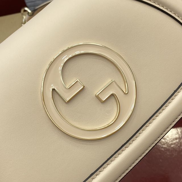 GG original calfskin blondie small shoulder bag 815711 light pink