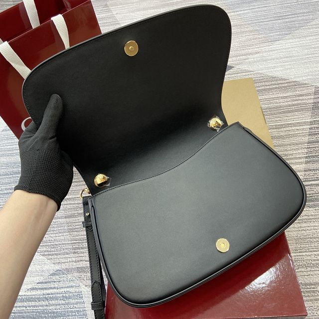 GG original canvas blondie large top handle bag 815716 white&black