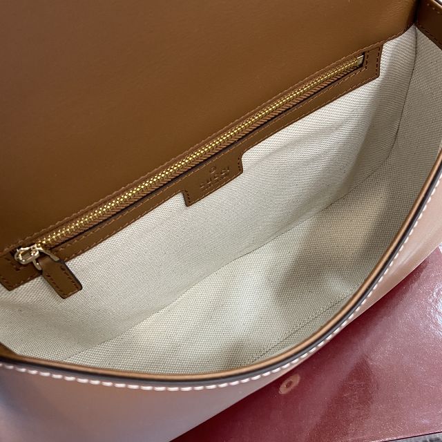 GG original canvas blondie large top handle bag 815719 white&brown