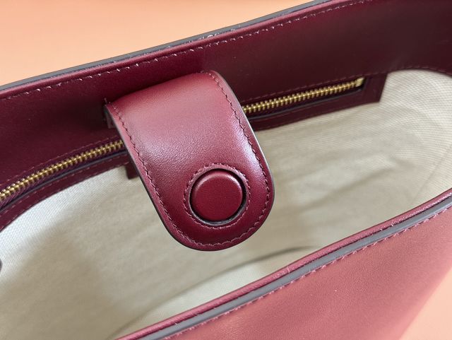 GG original calfskin 73 medium bucket bag 833660 bordeaux