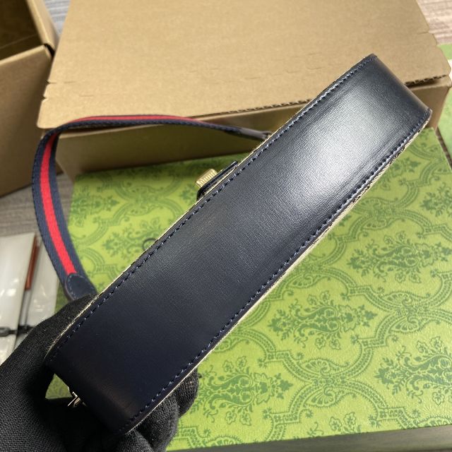 GG original canvas moon side shoulder bag 786015 blue