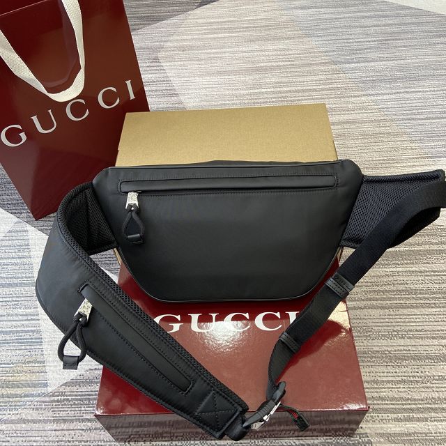 GG original canvas small belt bag 804262 black