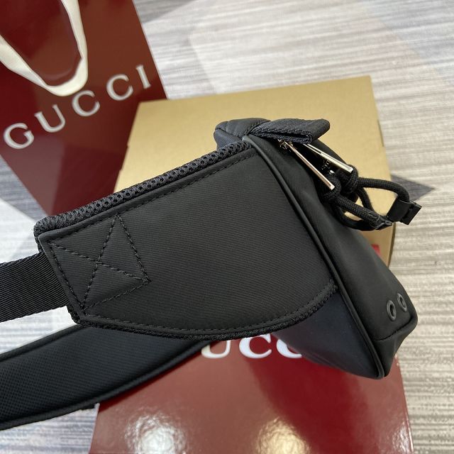 GG original canvas small belt bag 804262 black
