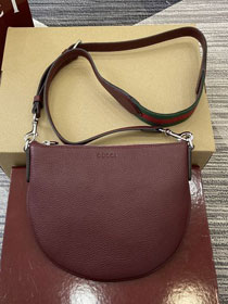 GG original calfskin B small bag 824529 bordeaux