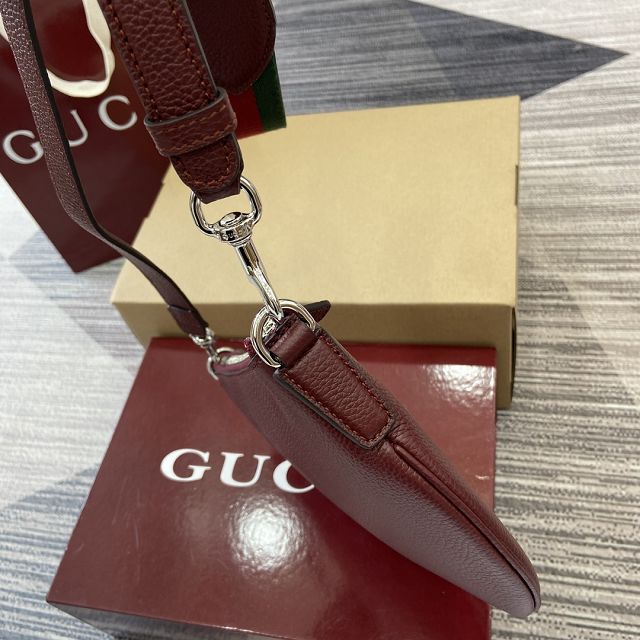 GG original calfskin B small bag 824529 bordeaux