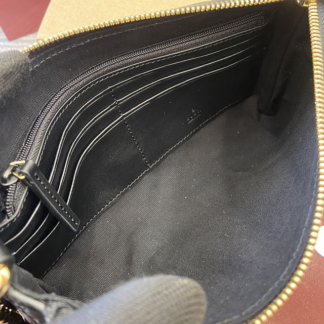 GG original calfskin chain pochette 779791 black