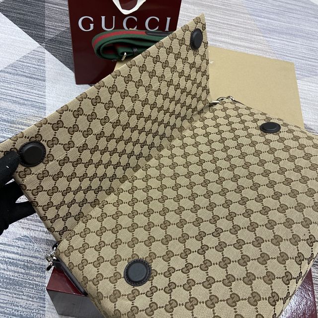 GG original canvas large crossbody bag 821616 beige