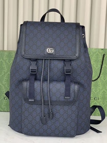 GG original canvas ophidia large backpack 792104 blue