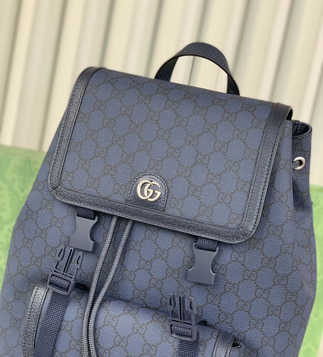 GG original canvas ophidia large backpack 792104 blue