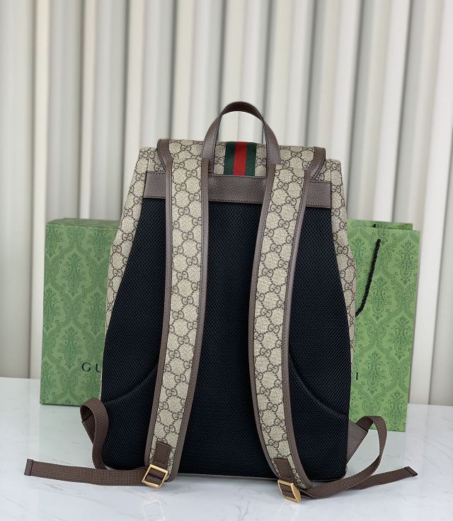 GG original canvas ophidia large backpack 792104 brown