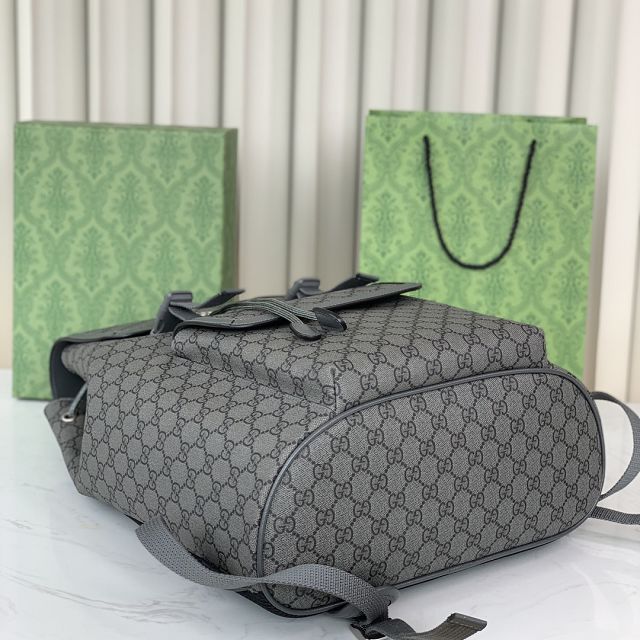 GG original canvas ophidia large backpack 792104 grey