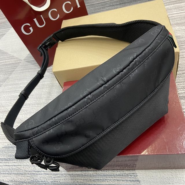 GG original canvas small belt bag 804262 black