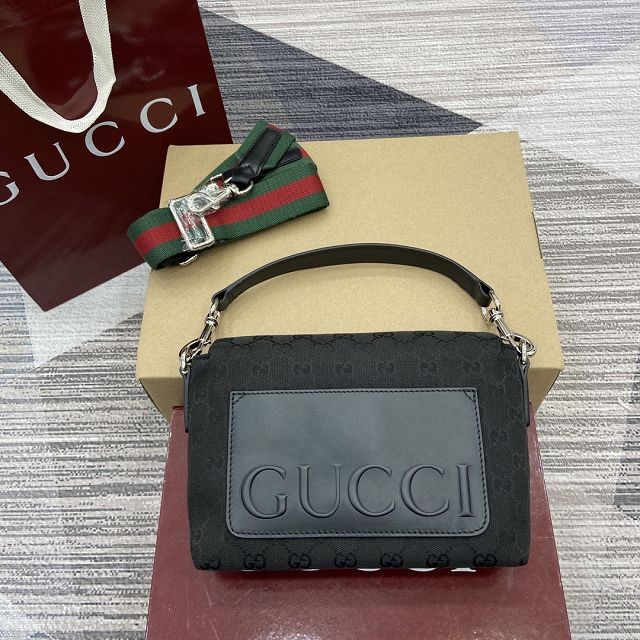 GG original canvas small crossbody bag 821617 black