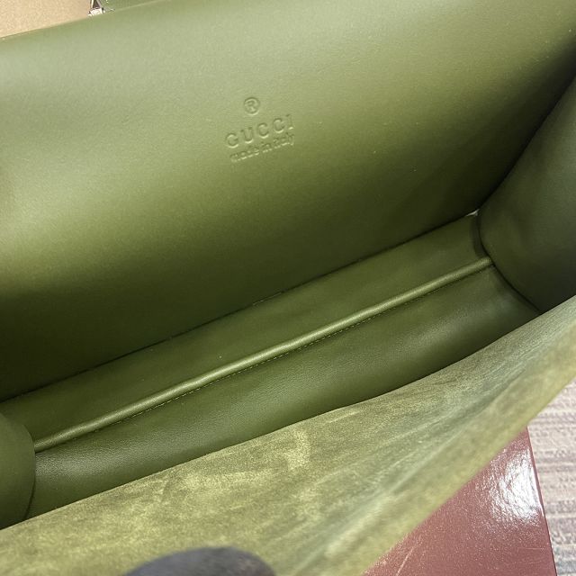 GG original suede dionysus medium shoulder bag 818145 green
