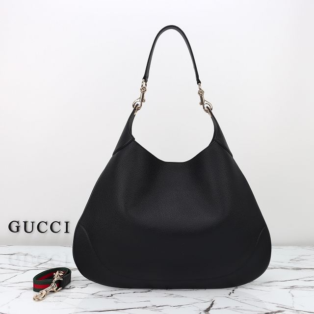 GG original calfskin B large shoulder bag 820169 black