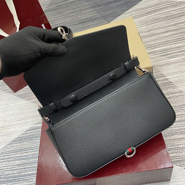 GG original calfskin small crossbody bag 821623 black