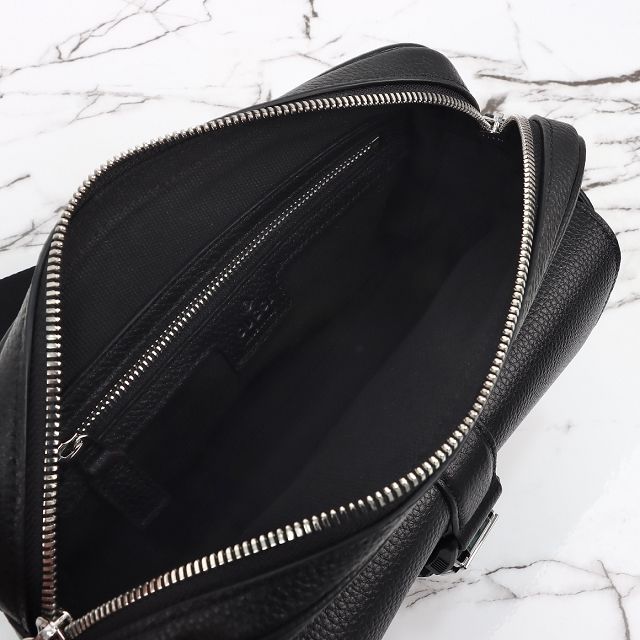 GG original calfskin small crossbody bag with web 816751 black