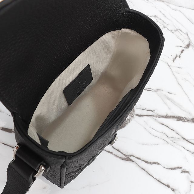 GG original calfskin small messenger bag 760235 black