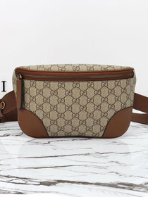 GG original canvas emblem medium belt bag 821162 brown