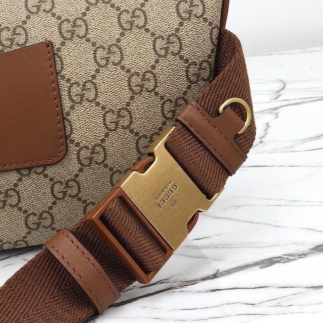GG original canvas emblem medium belt bag 821162 brown