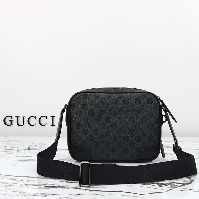 GG original canvas emblem medium crossbody bag 821160 black