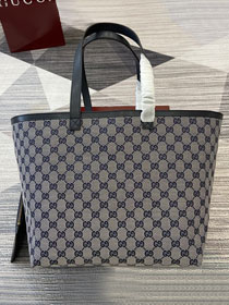 GG original canvas totissima medium tote bag 788203 blue