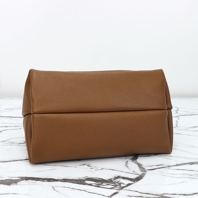 GG original calfskin softbit medium top handle bag 837467 brown