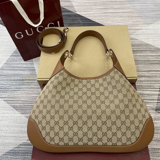 GG original canvas B medium shoulder bag 834981 brown