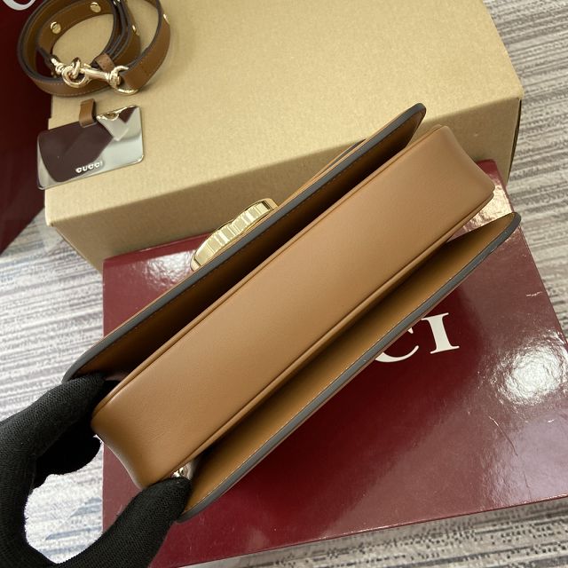 GG original canvas go small shoulder bag 826761 brown