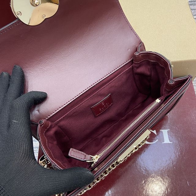 GG original canvas go small shoulder bag 826761 red