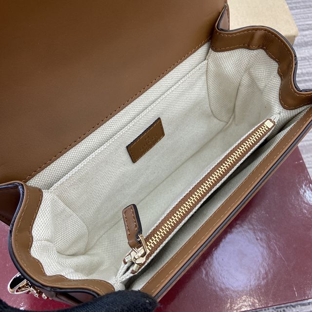 GG original denim go small shoulder bag 826761 blue