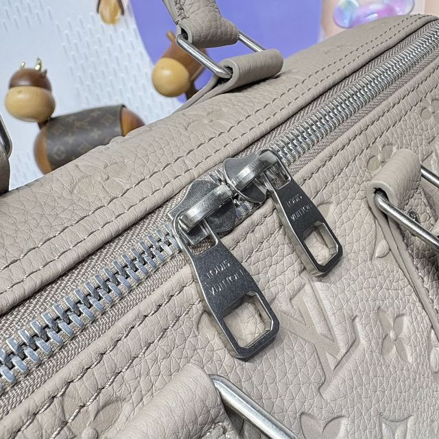 Louis vuitton original calfskin keepall 35 M11865 grey