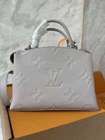 Louis vuitton original calfskin petit palais tote pm M58916 grey