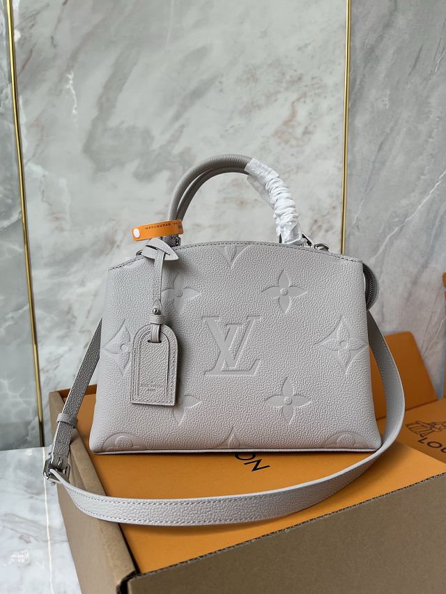 Louis vuitton original calfskin petit palais tote pm M58916 grey