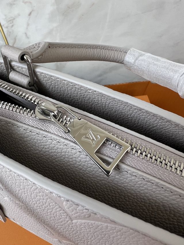 Louis vuitton original calfskin petit palais tote pm M58916 grey