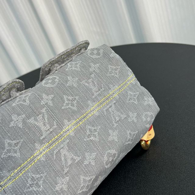 Louis vuitton original denim venice backpack M13031 grey