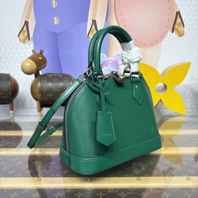 Louis vuitton original epi leather alma BB M40302 green