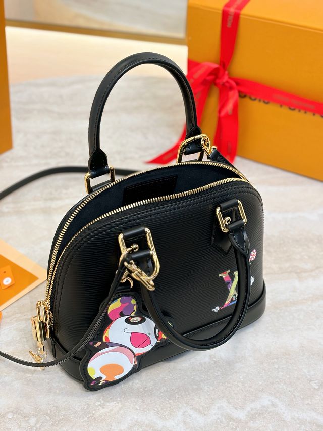 Louis vuitton original epi leather alma BB handbag M13670 black