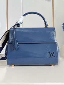 Louis vuitton original epi leather cluny BB handbag M59134 blue