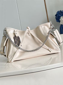 Louis vuitton original lambskin carryAll cargo PM M24861 white