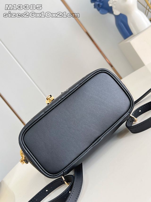 Louis vuitton original lambskin coussin backpack PM M13357 black