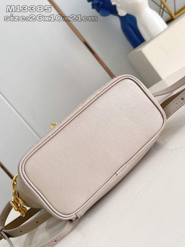 Louis vuitton original lambskin coussin backpack PM M13358 grey